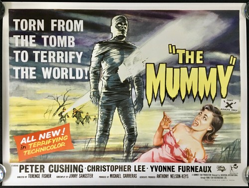 Hammer OFFICIAL Quad REPRO Movie Poster Collection 50th Anniversary Horror MINT - Picture 13 of 19