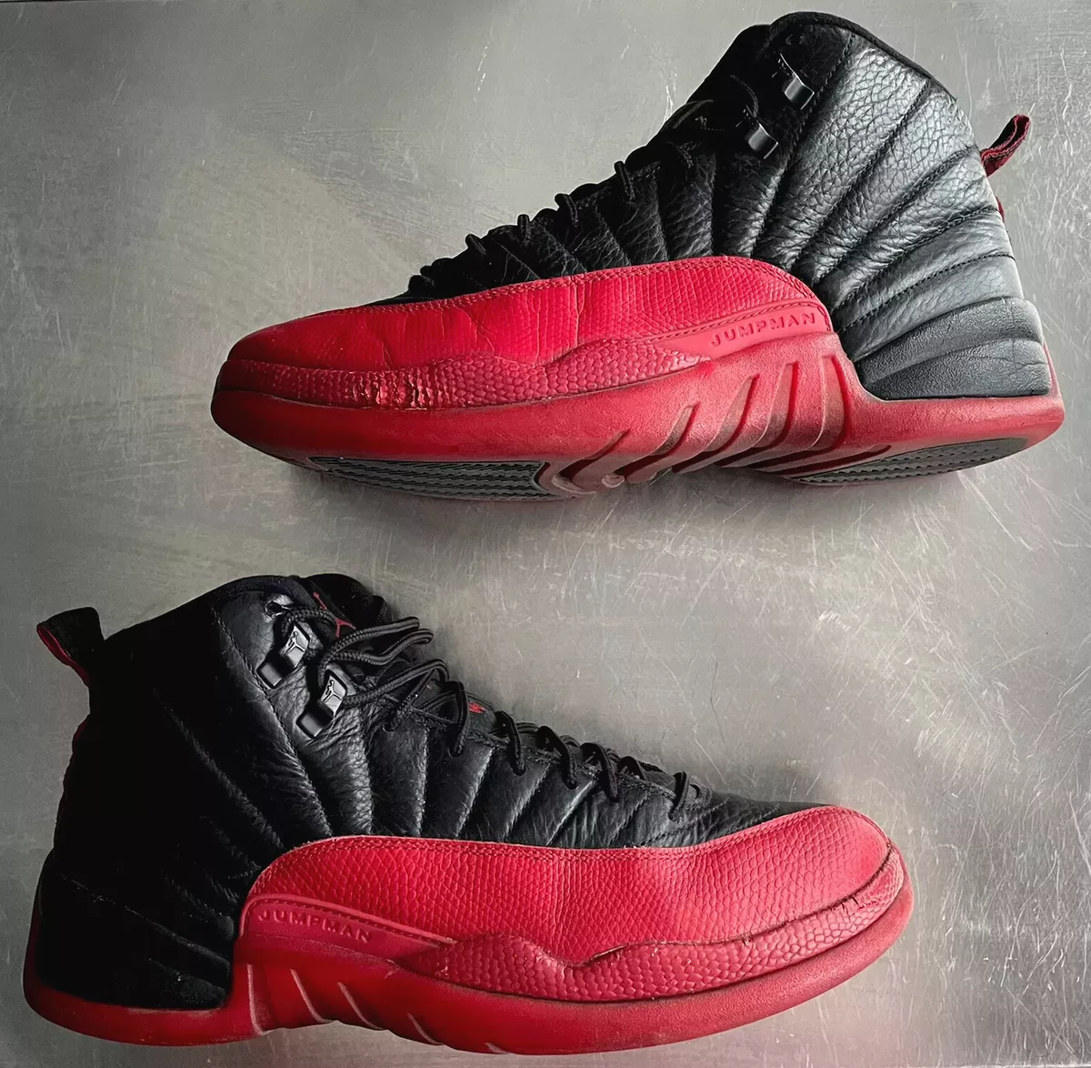Red jordan 12 men sale