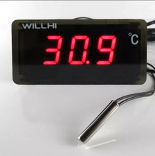 Digital Thermometer Temperature Meter Gauge Probe DC AC 36V 110V 220V -50C 110C