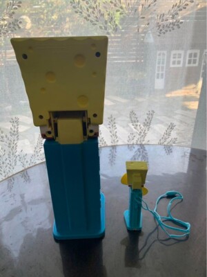 Giant PEZ Storage Case Spongebob 2006 Figure 12in/35cm Very Rare