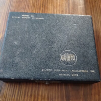 Gilford Instrument Laboratory Inc. Optical Density Standards Model 202 In...