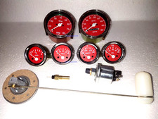 Smiths Electrical Temp Oil Volt Fuel Speedo 0-180 MPH 0-80RPM 85mm 3senders RC