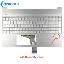 New Palmrest Upper Case Backlit Keyboard w/FRP HP 15-DY 15-EF 15s-eq L63579-001
