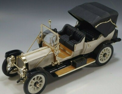 FRANKLIN MINT 1912 PACKARD VICTORIA CAR DIE CAST WITH DISPLAY NM 1