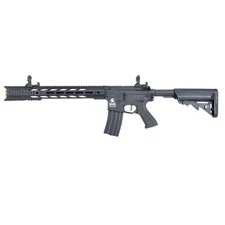 Lancer Tactical Hybrid Gen 2 SPR Interceptor Airsoft Gun AEG Rifle Black