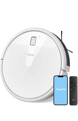 2700Pa Robotic Vacuum, Alexa, Preset Schedule, or Remote. Hard Floor Or Carpet!