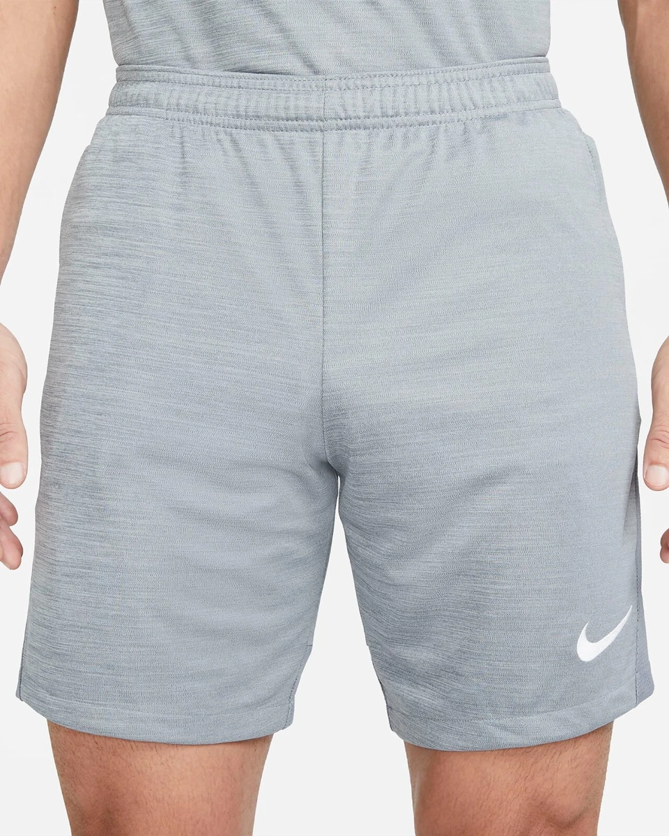 Grey soccer shorts sale