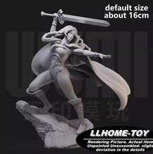 Anime Superhero Valkyrie Sword Fight Resin 3D Print GK Figure DIY Model