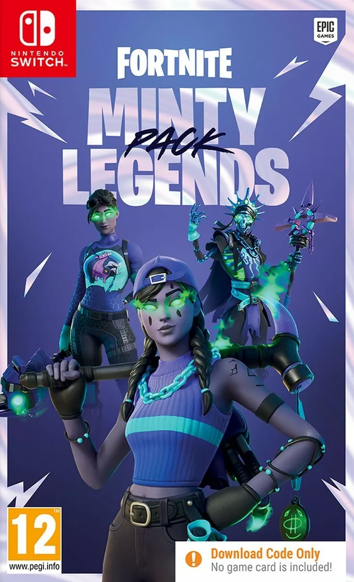 Epic Games Fortnite: Minty Legends Pack For Nintendo Switch New