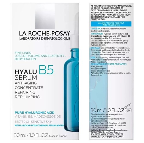 3x La Roche Posay Hyaluronic Acid Serum, Hyalu B5 Face Serum - 1.01 fl oz