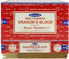 Satya Dragon's Blood Incense Sticks 180 Grams Box