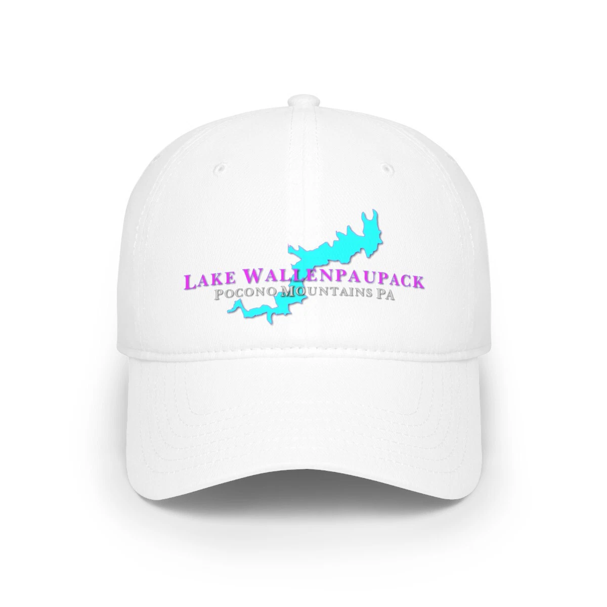 Lake Wallenpaupack Pocono Mountains PA Pennsylvania Turquoise Magenta Low