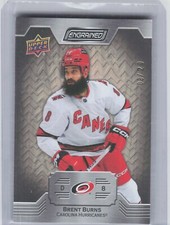 2023-24 Upper Deck Engrained Brent Burns #41 White Birch /20 Carolina Hurricanes
