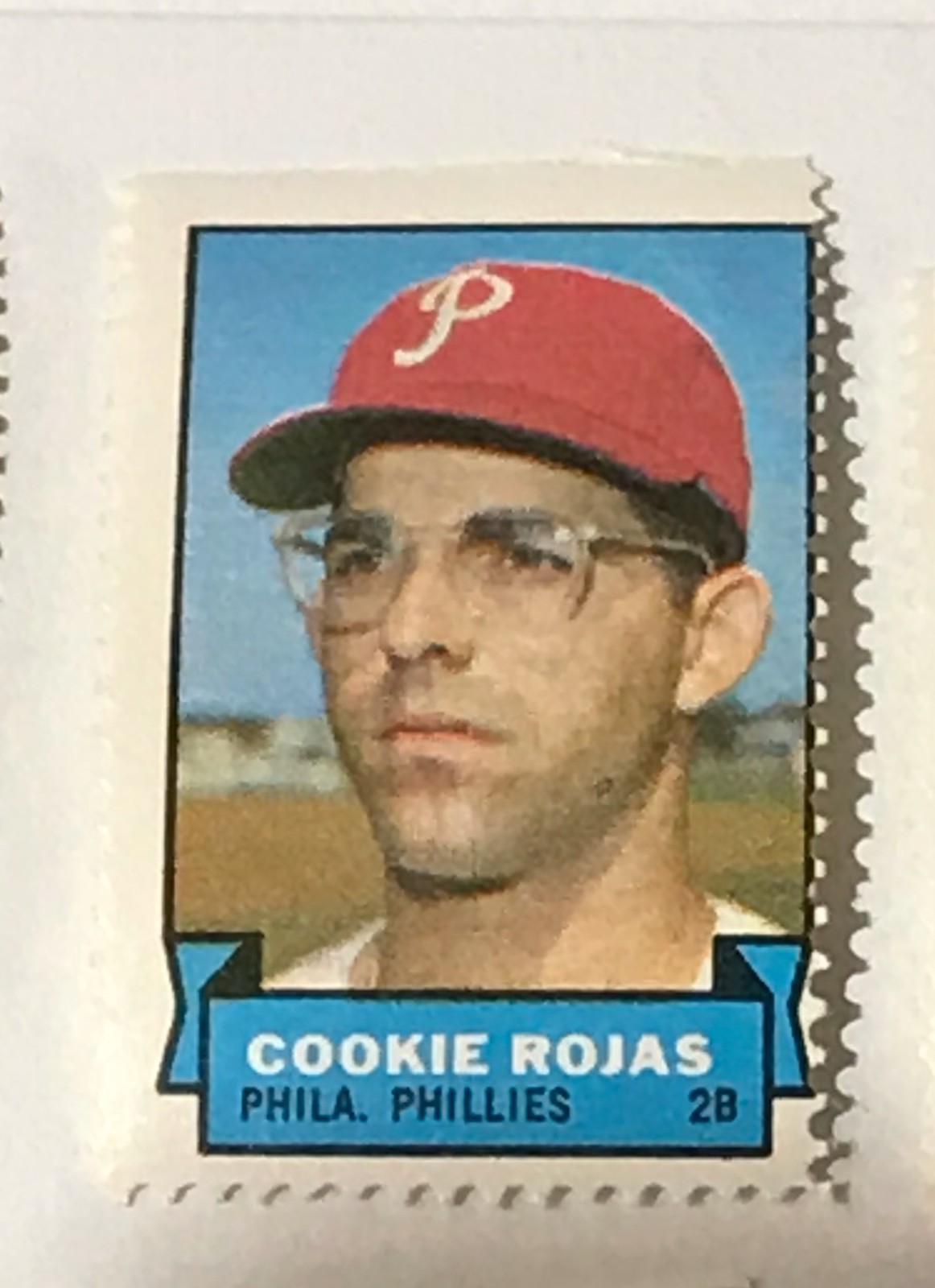 1969 TOPPS STAMPS COOKIE ROJAS PHILADELPHIA PHILLIES