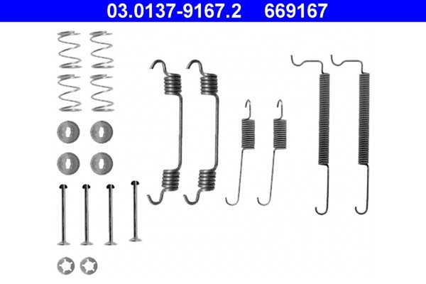 Opel Astra/Combo/Corsa/Vectra Bremsbackenfedern 91--image