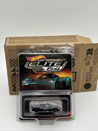 Hot Wheels Elite 64 • HWR91 Aston Martin Valkyrie - In Hand With Protector & Box
