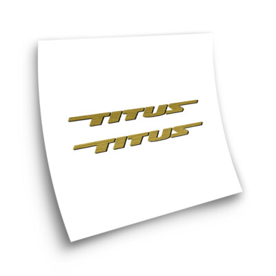 Autocollants Cadre De Vélo TITUS - STAR SAM® - Neuf - Fabriqué En Espagne