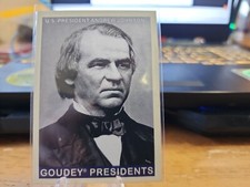 2008 Goudey Presidents SP 17th President Andrew Johnson #249