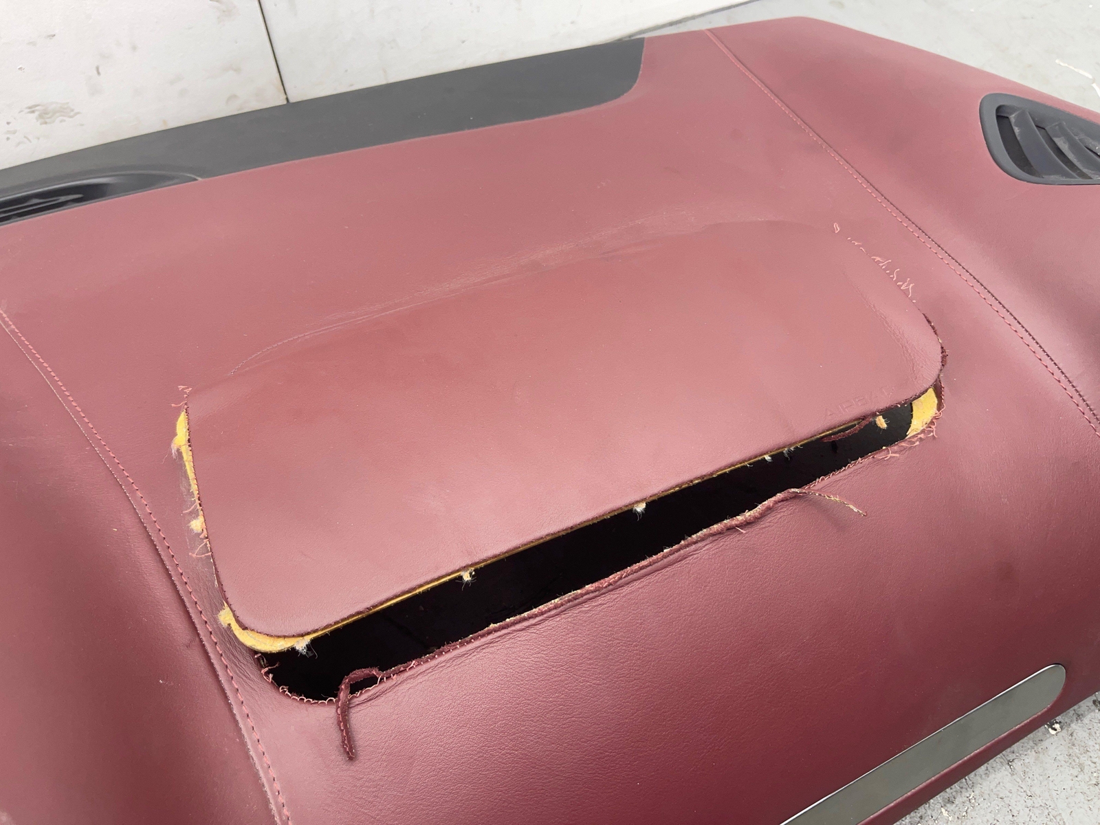 2020-2023 MCLAREN GT FRONT DASHBOARD PANEL BAROLO RED *NEEDS REPAIR* OEM 2021