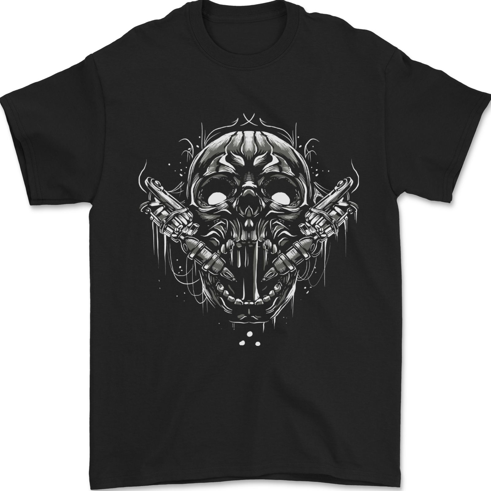 Tattoo Skull Tattooist Artist Mens T-Shirt 100% Cotton