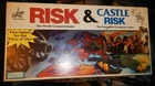 Risk and Castle Risk VTG 1990 Strategy War 2 Board Game COMPLETE Parker Bros