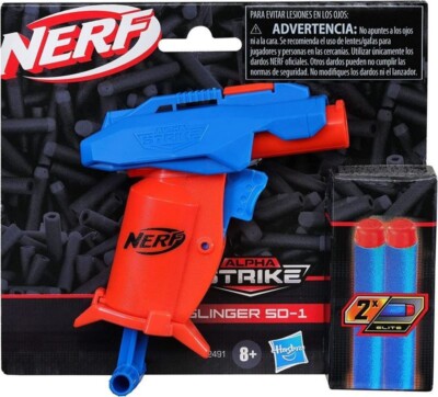 Nerf Alpha Strike Slinger SD-1 Launcher & 2 Darts - 2021   New