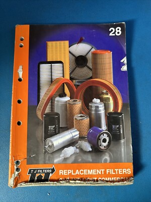 TJ AUTO UND LICHT GEWERBE FILTER TEILEKATALOG BUCH 28