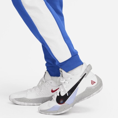 NEW Nike Boys Elite Therma-Fit Blue and White Colorblock Joggers Small Size - Picture 7 of 7