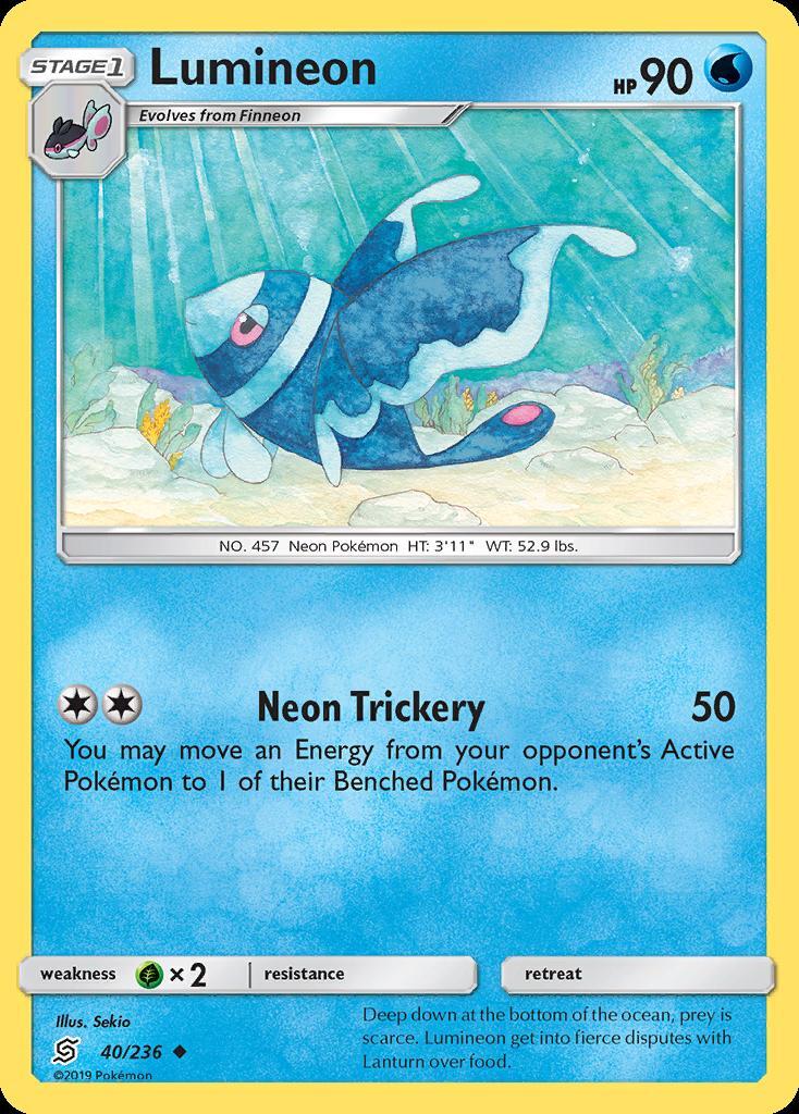 Pokemon Lumineon (40/266) Unified Minds LP