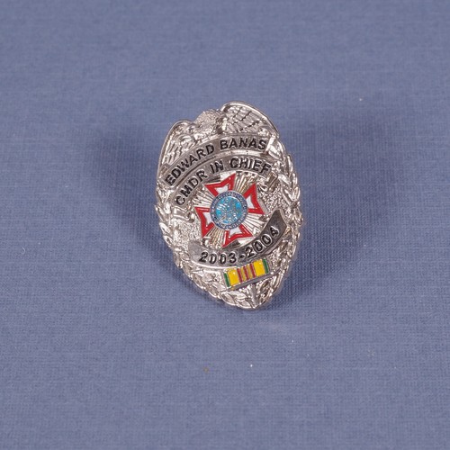 2003 2004 Edward Banas VFW CMDR in Chief Pin