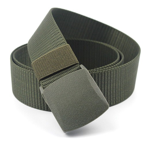 Mens Nylon Outdoor Training Belt Heavy Duty Waist Strap Plastic Buckle - Picture 24 of 30