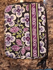 Vera Bradley Tablet Case Sleeve iPad/Kindle Zippered Cover Floral