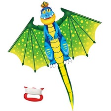 YongnKids Dinosaur Kite for Kids Age 4-8 8-12, Large 120 cm x 210 cm, berry