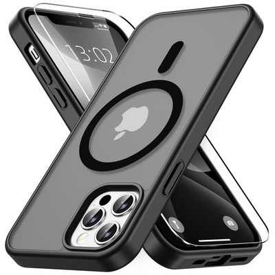 Vansdon for iPhone 12 Case & 12 Pro Case, 12/12 Pro, Black 