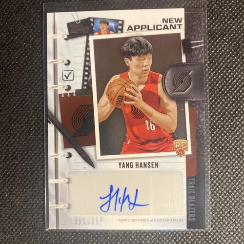 2025-26 Topps - New Applicants Autographs Yang Hansen #NA-YH (AU, RC)