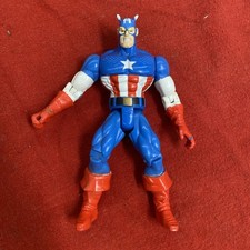 1997 ToyBiz Marvel Spiderman Electro Spark Captain America Figure