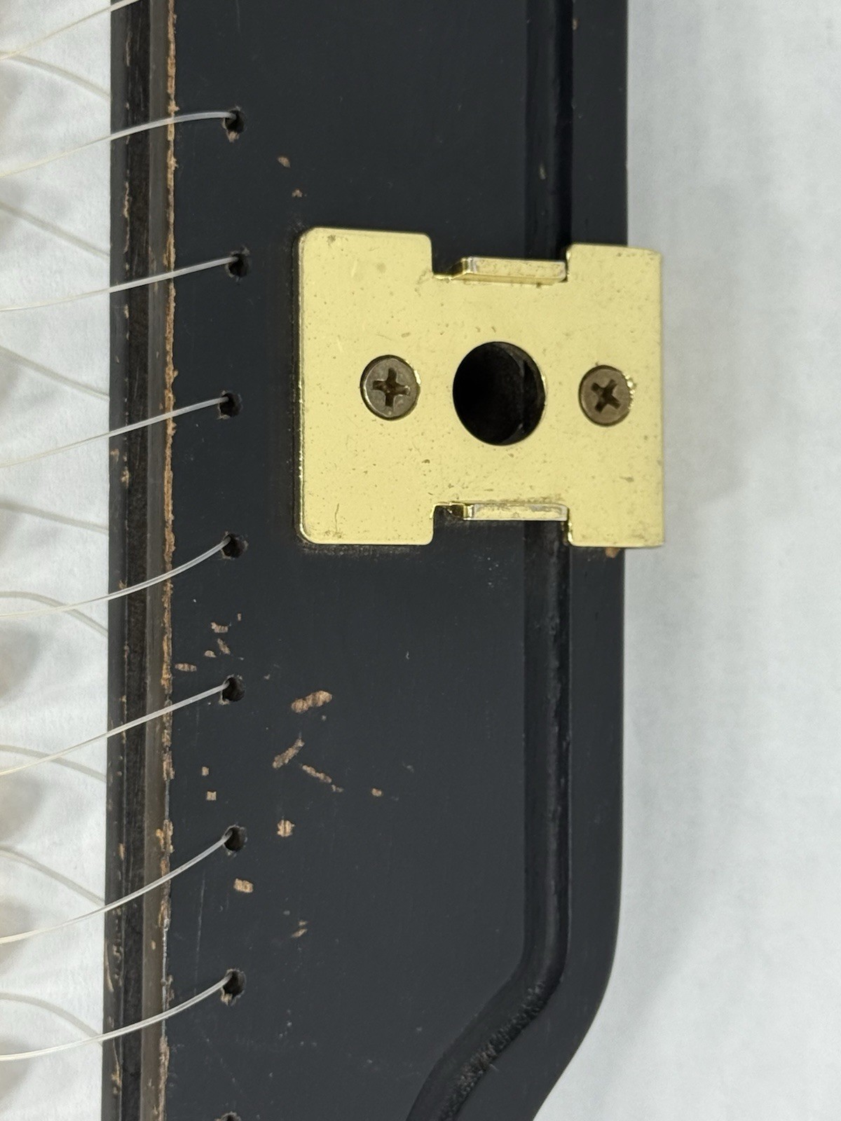 Latin Percussion Single Row 36 Bar Chimes Black & Gold Missing Striker