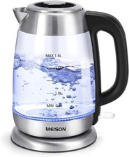 Electric Tea Kettles Glass for Boiling Water, Speed-Boil Electric Kettle,Hot