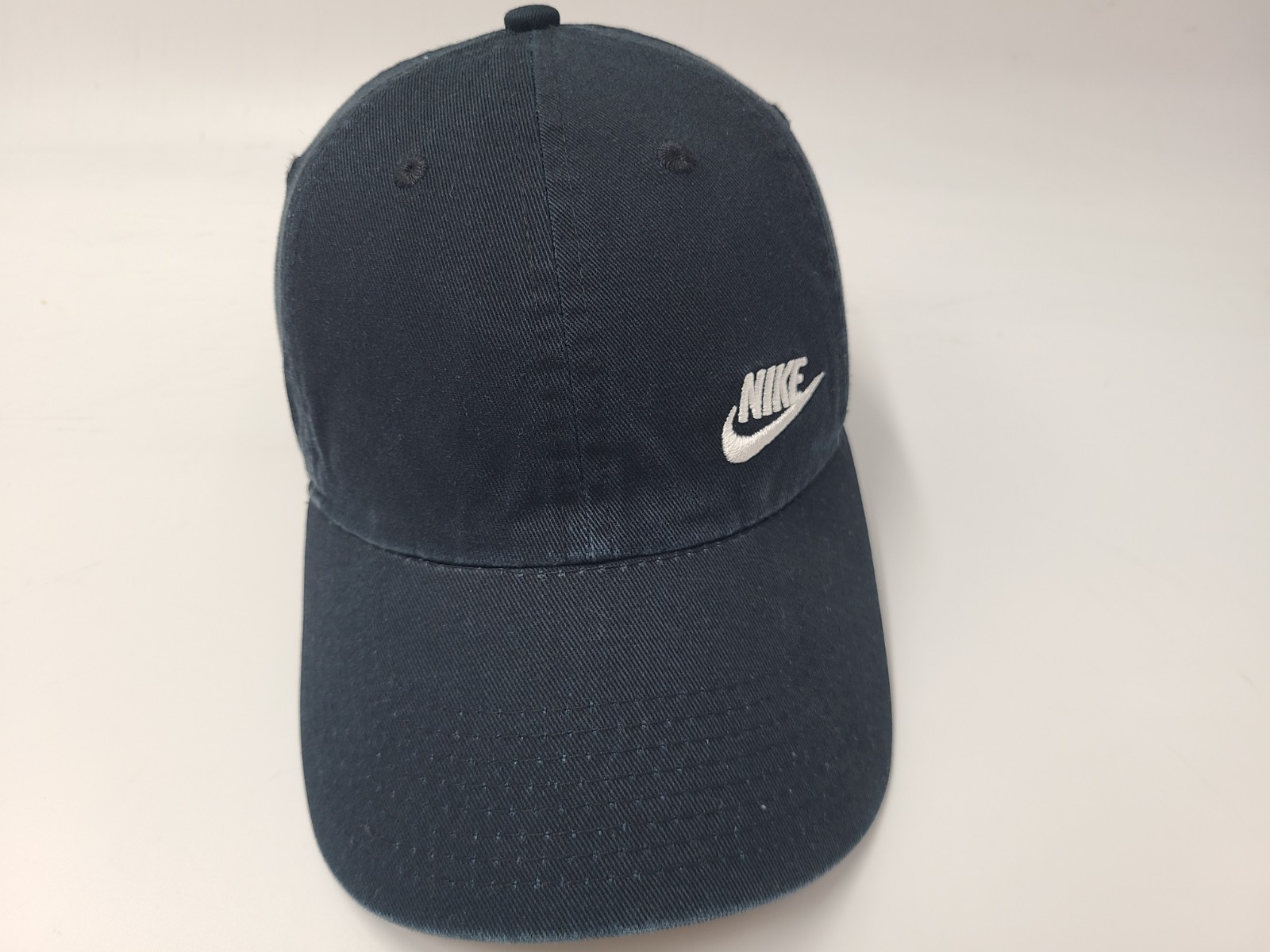 Nike S1ZE Heritage86 Strapback Adjustable Hat Cap Cotton Swoosh Men Women Black