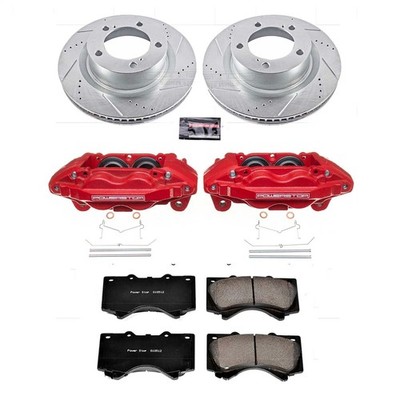 Power Stop KC2952A Z23 Daily Driver Brake Pads Evolution Rotor and Caliper Kit