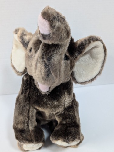 Plush Vintage Ty Beanie Buddy Trumpet Soft Brown Elephant 3G-1 - 2001