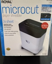 Royal 14MC 14-Sheet Microcut Paper Shredder 20 Min Credit Card Tested