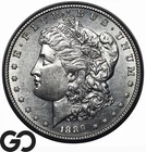 1889-S Morgan Silver Dollar Coin, Choice AU++ Tougher Date