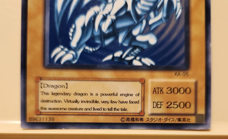 Yugioh English Common Blue-Eyes White Dragon #KA-05 - Image 3 of 4