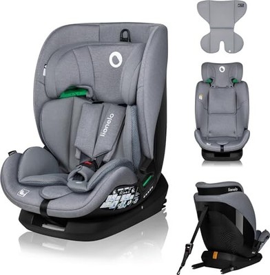Lionelo Lavender I-Size Kindersitz Grey Stone   Sicher & Komfortabel - Sehr Gut
