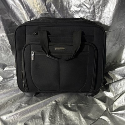 Samsonite Black Rolling Business Briefcase Carry On Laptop Travel Bag