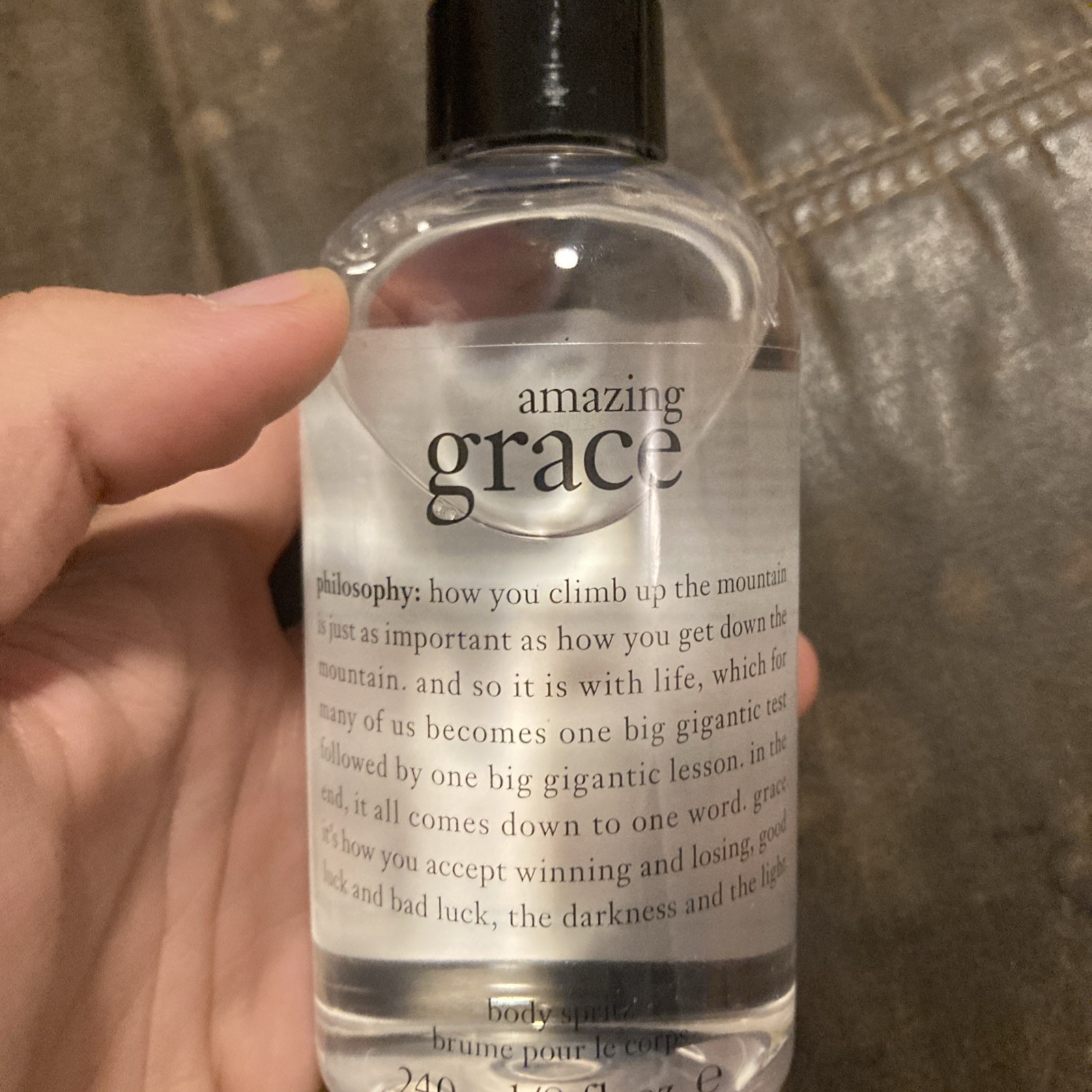 PHILOSOPHY AMAZING GRACE PERFUMED BODY SPRITZ 8 FL OZ ~ BRAND NEW SEALED