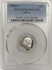 1996-S Roosevelt Silver Dime PCGS PR-69 DCAM.