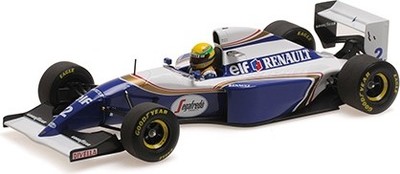 Williams Renault FW16 Ayrton Senna San Marino GP 1994 Dirty Version in 1:18 scal