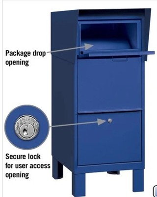 Salsbury Courier Commercial Mailbox 160lb Freestanding Steel